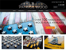 Tablet Screenshot of patriotwood.com
